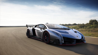 Silver sports car driving road 11 - side profile free wallpaper