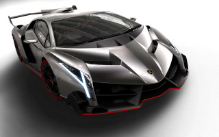 Silver sports car red stripe 3 - the front of its free wallpaper