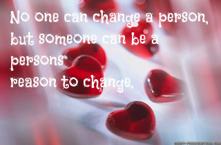 Hearts love quote change image - someone free wallpaper