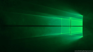 Green light window dark room - ray free wallpaper