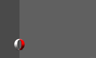 Red white button gray wall - the right side free wallpaper
