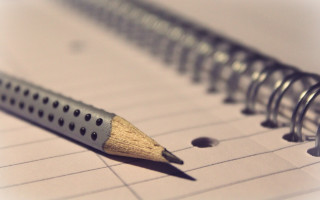 Pencil notebook hole page middle - a pencil free wallpaper