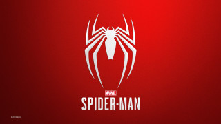Spider man logo red background 3 - alton tobey free wallpaper