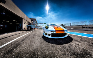 White orange sports car parking - amédée ozenfant free wallpaper