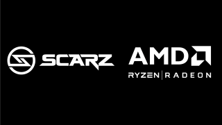Scarz amdj black white logo - 4 k wallpaper free wallpaper