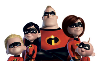 Family costume masks celebration fun - a family free wallpaper
