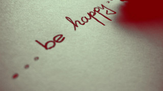 Happy birthday be happy red - a red marker free wallpaper