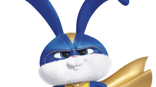Cartoon character blue costume gold - a gold ribbon free wallpaper