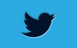 Blue twitter logo black bird - a black bird free wallpaper