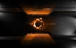 Metal circular design black gold - shiny free wallpaper
