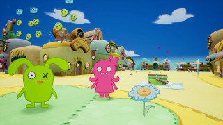 Cartoon character buildings flower foreground - toyism free wallpaper