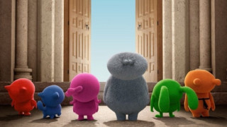 Stuffed animals doorway building columns - stuffed free wallpaper