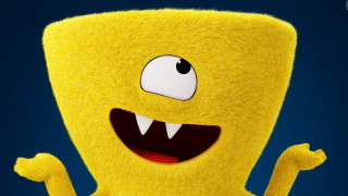 Yellow monster big eyes big - one leg free wallpaper