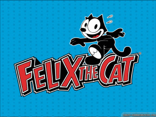 Cartoon cat flying over flex - loony toon free wallpaper