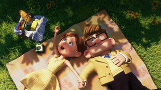 Couple blanket grass camera phone - pixar and disney animation free wallpaper