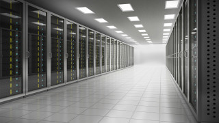 Long hallway servers recessed lights 2 - unreal engine 5 free wallpaper