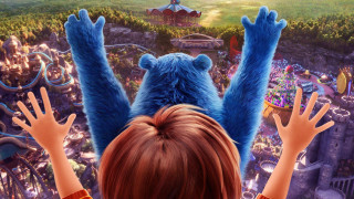 Girl blue bear park ferris - a ferris free wallpaper