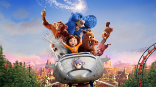 Cartoon man roller coaster animals - cliff childs free wallpaper
