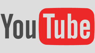 Red youtube logo gray background - 4k uhd image free wallpaper for desktop