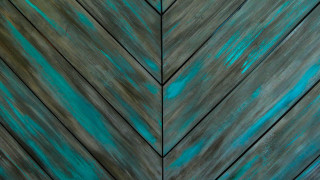 Wooden wall blue paint brown - geometric abstract art free wallpaper