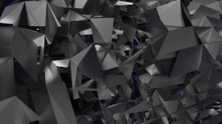 Large group gray shapes size - deconstructivism free wallpaper