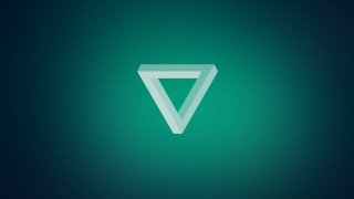 Triangle green background white triangle - a triangle free wallpaper