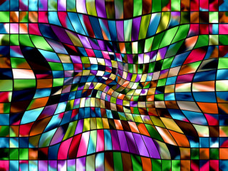 Colorful abstract background spiral design 4 - cubist free wallpaper