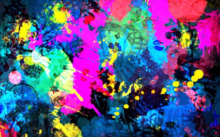 Neo fauvism fluorescent abstract colorful - neofauvism free wallpaper