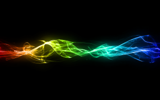 Colorful light painting black background - a colorful light free wallpaper