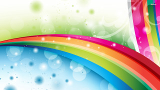 Rainbow colored background white stripe - surreal free wallpaper