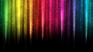 Rainbow colored background stars lines - a white border free wallpaper for desktop