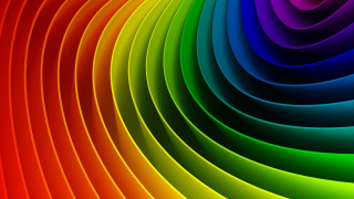 Rainbow colored background spiral design - background free wallpaper