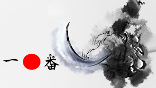 Person horse hill redsun blackwhite - a red sun in the background free wallpaper
