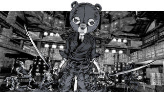 Cartoon bear swords group people 2 - the background behind free wallpaper