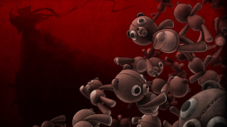 Cartoon animals group red room - a group together free wallpaper
