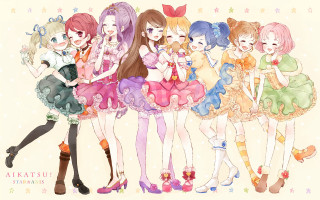Group girls dresses boots holding - holding free wallpaper