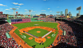 Baseball stadium crowd sunny day 2 - dream free wallpaper