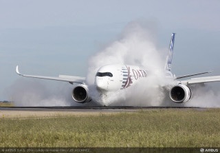 Jetliner takeoff vfx panfuturism UI - gear free wallpaper