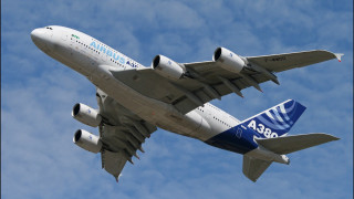 Large airplane landing gear flying - adobe photoshop free wallpaper