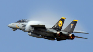 Fighter jet blue sky smoke 10 - tail free wallpaper