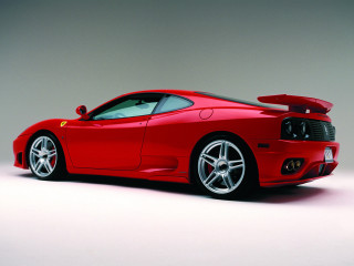 Red sports car studio gray 2 - a red sports car free wallpaper