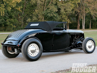 Black car parked street forest - ed roth free wallpaper