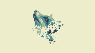 Blue white animal air light - a light background free wallpaper