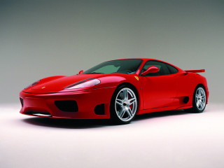 Red sports car studio gray 6 - a gray background free wallpaper