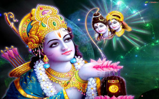 Divine god flower pot samikshavad - his hand and a woman holding free wallpaper