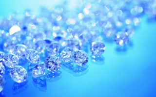 Diamonds blue background reflection group - diamond free wallpaper