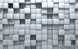 Large white wall square tiles - geometric free wallpaper