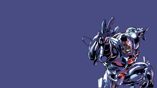 Robot flying arms outstretched head - a robot free wallpaper