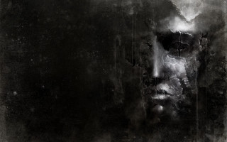 Man beard black white background - photo of him free wallpaper