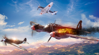 Airplanes flying sky mountain background - a mountain in the background free wallpaper for desktop